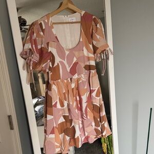 Floral Puff Sleeve Dress